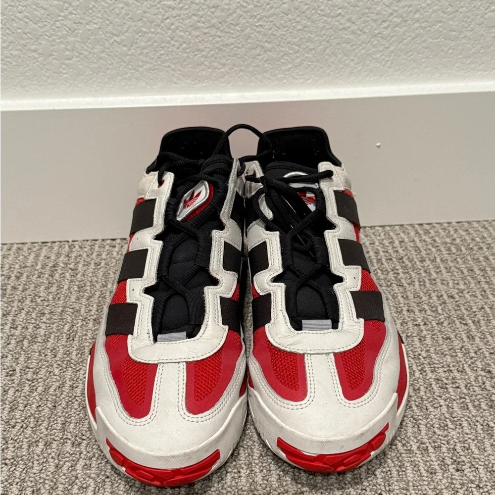 Size 11.5 - adidas Niteball Crystal White Scarlet - Picture 2 of 6